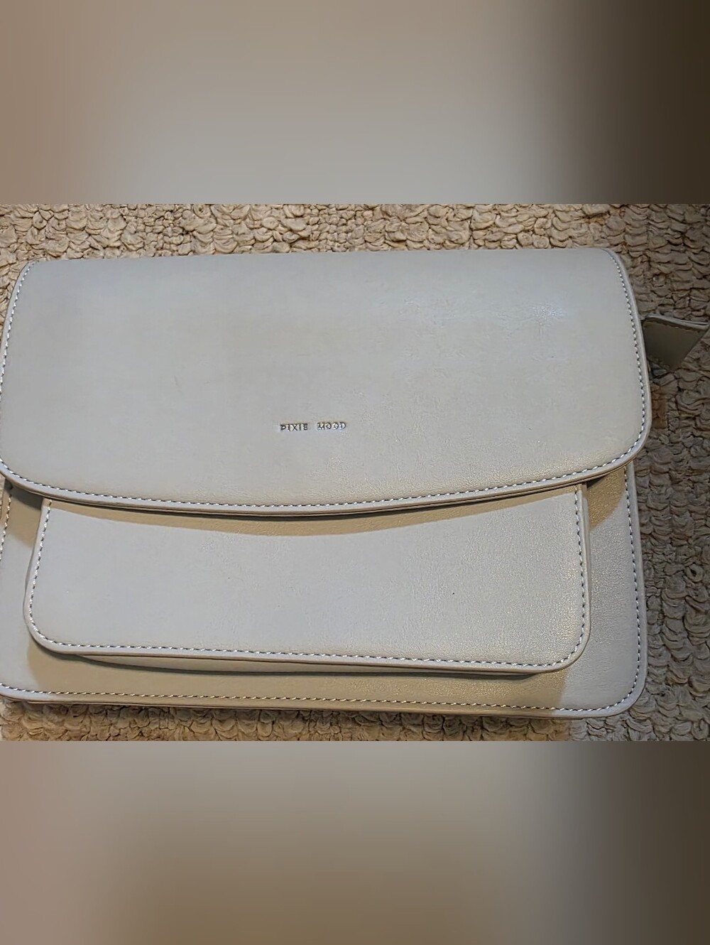 4/$67 Deal! Pixie Mood Cream Flap Crossbody Bag